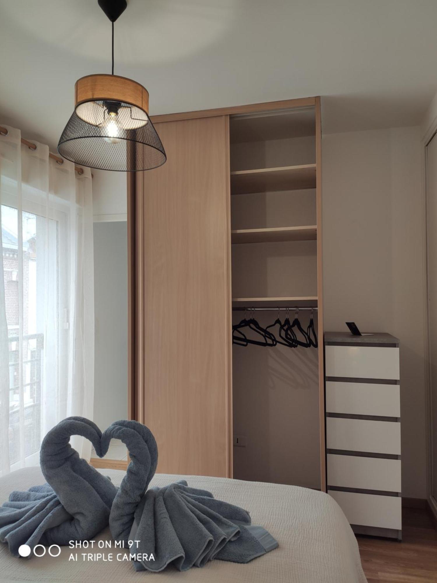 Sublime T2 Lumineux Avec Balcon - Rue Gratuite Daire Amiens Dış mekan fotoğraf